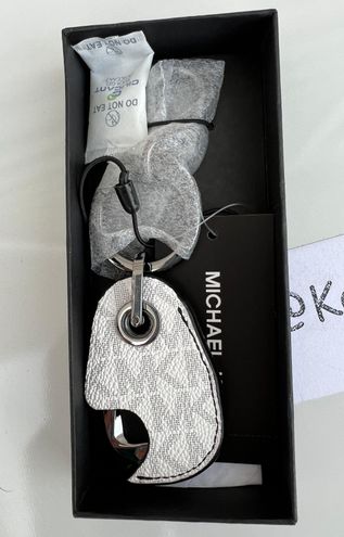 Michael Kors MK Logo Bottle Opener Key Fob - Bright White - $39 (42% Off  Retail) New With Tags - From Kash