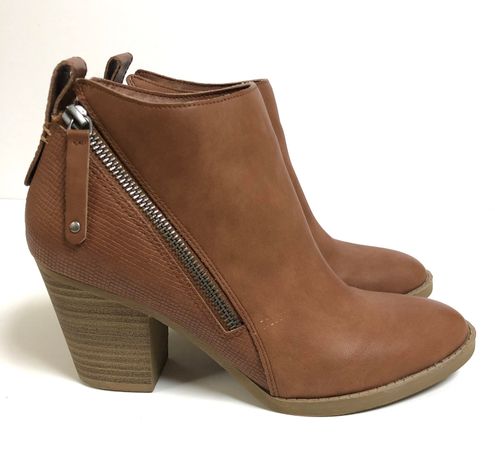 dv jameson double zip booties