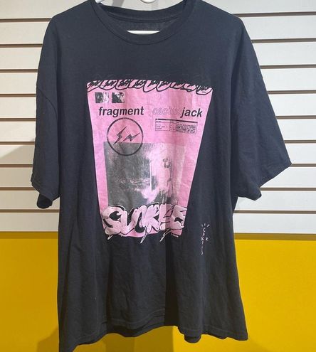 Travis Scott Cactus Jack For Fragment Pink Sunrise T-shirt Washed