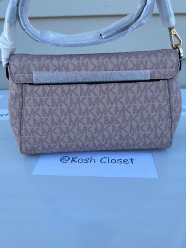 Michael Kors MK Jet Set Medium Logo Convertible Crossbody & Clutch Bag -  Ballet Pink - $139 New With Tags - From Kash