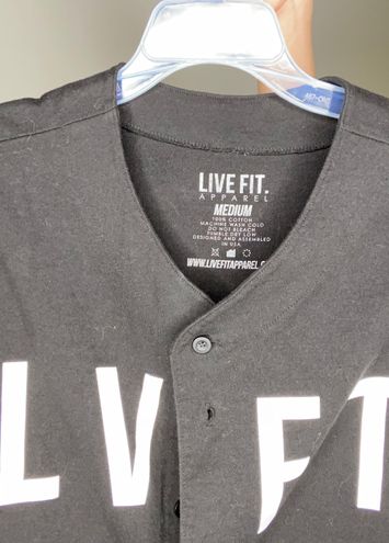 Baseball Jersey - Black/White – LVFT. Capsule