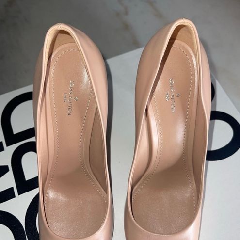 Louis Vuitton, Shoes, New Louis Vuitton Merry Go Round Metal Cap Pump In  Nude