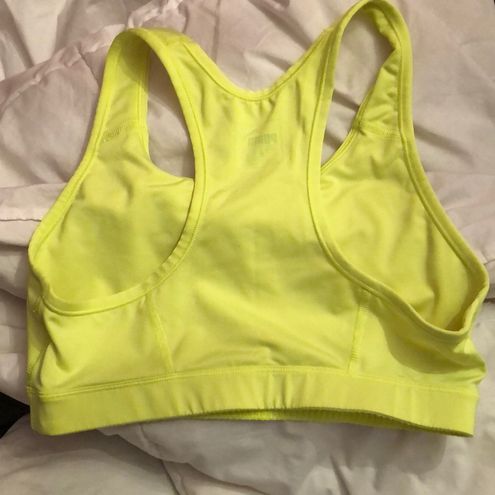 Puma Cutest Neon Yellow Sports Bra Size XL - $24 - From Geena