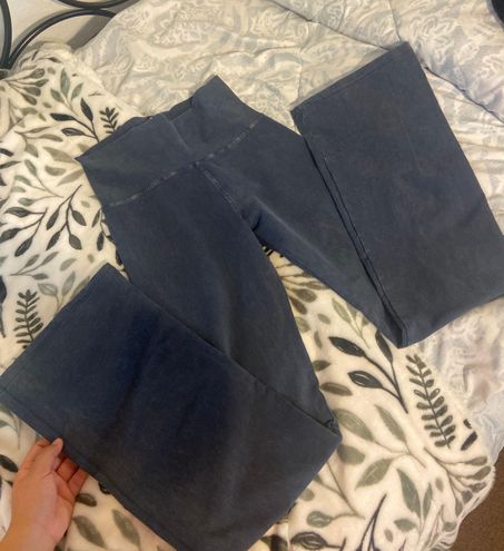 T-Party Mineral Wash Yoga Pants - Denim Blue – Debra's Passion