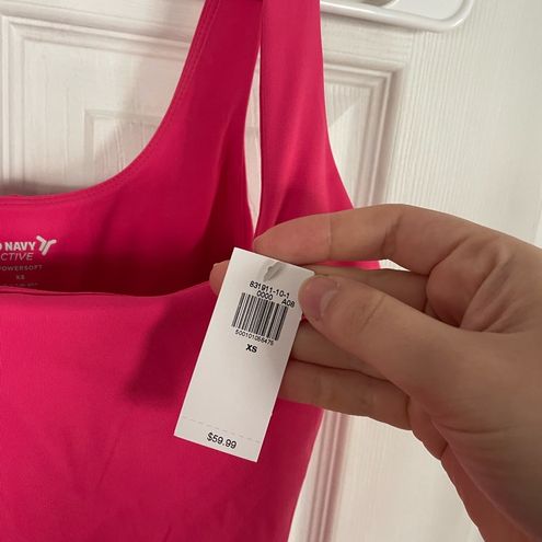 Old Navy PowerSoft Shelf-Bra Support Athletic Work Out Dress Hot Pink XS  NWT - $34 New With Tags - From Stephanie