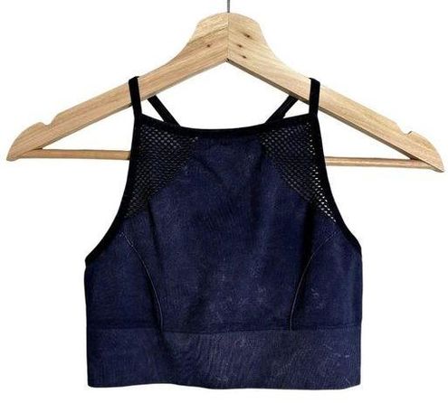 aerie, Intimates & Sleepwear, Aerie Chill Play Move Sports Bra Womens  Size Xl Navy Blue Racerback