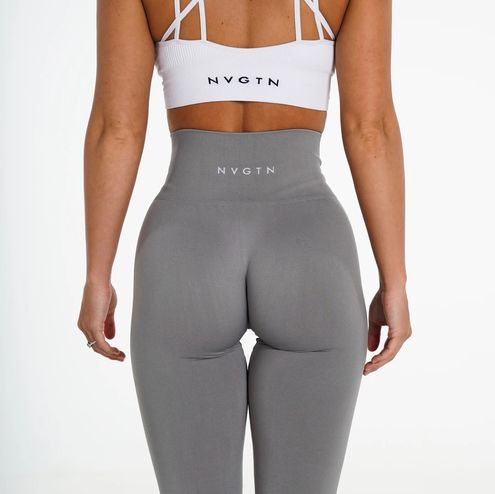 NVGTN Solid Seamless Leggings Gray - $40 (16% Off Retail) New With