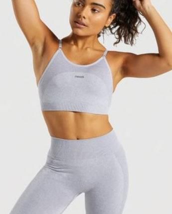 Gymshark Flex Strappy Sports Bra Gray - $35 New With Tags - From