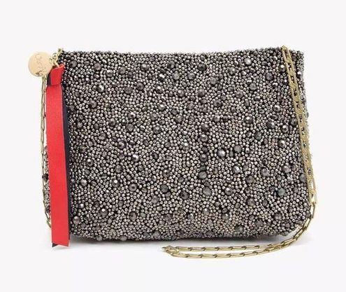 Clare V. Estelle Bag - Hematite Beaded