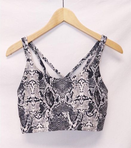 Balance Collection Marika Tech Snake Skin Yoga Top Sports Bra