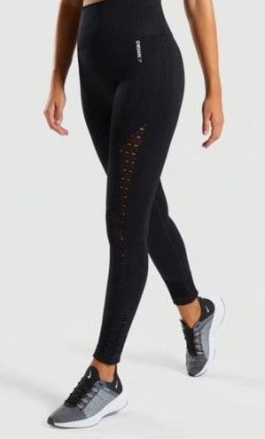 Gymshark Black Energy Seamless Leggings Size L - $35 (36% Off Retail) -  From Chloe