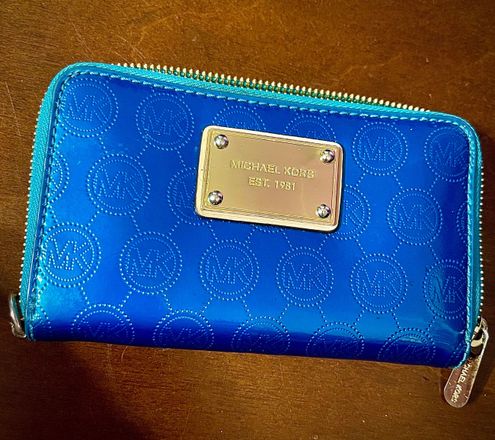 Michael Kors Wallet Blue - $30 (70% Off Retail) - From Courtney