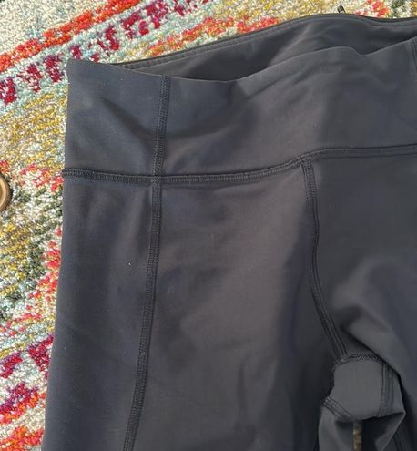 Lululemon Tight Stuff Tight •• Black & Reflective Size 6 - $108 - From  Morgan