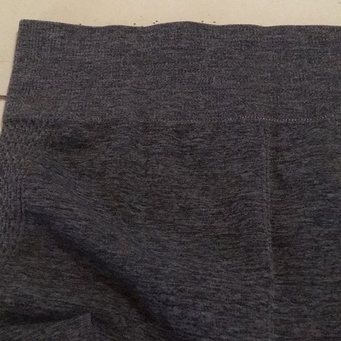 Tek Gear Leggings M/L Heather Grey Fitted Midrise Wicking Size M