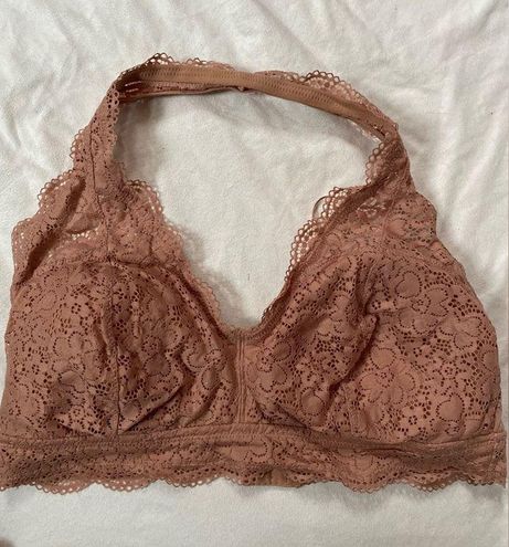 Aerie women's extra large lace halter bralette bra Size XL - $12 - From  Megan