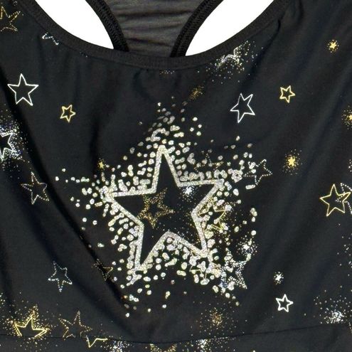 Victoria's Secret Victoria Secret Sport Large The Player Racerback Sports  Bra Stars Wireless Black - $16 - From Lori