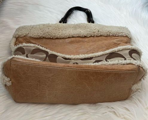 Coach Vintage Y2K 2000s Leather Shearling Bag - $23 - From Ashley