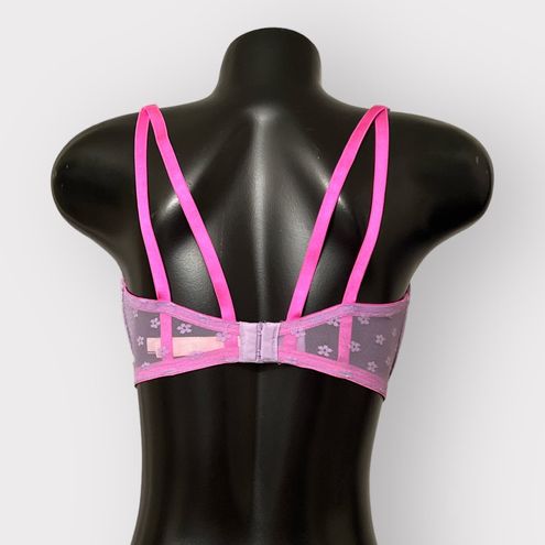 Victoria's Secret Padded No-Wire Bra Womans 36DD Strappy Adjustable Lace  Purple Size undefined - $44 - From Krista