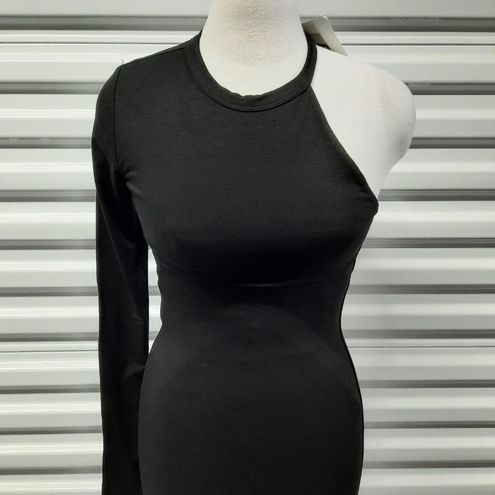 Naked Wardrobe Dress Women Small Black Bodycon Stretch Night