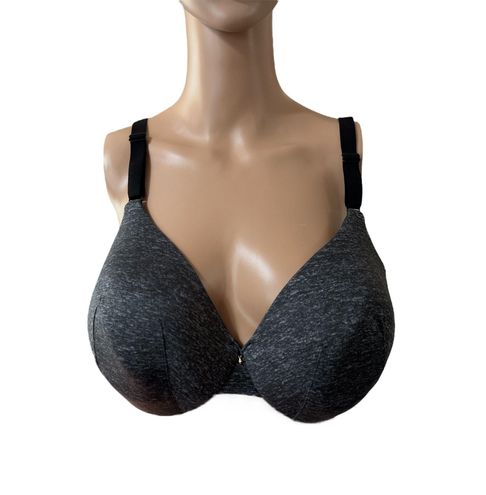 Cacique grey and black underwire Bra 42D good condition Size 42 D - $11 -  From Tiffany