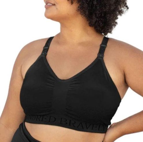Kindred Bravely Sublime Hands-Free Pumping & Nursing Sports Bra Black XL  Busty - $31 - From Andrea