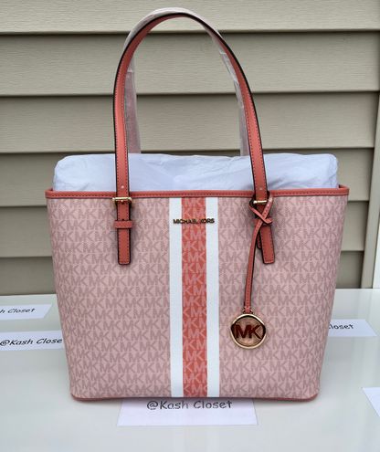 Michael Kors Jet Set Travel Medium Carryall Tote -Sherbert Multi Multiple -  $159 (64% Off Retail) New With Tags - From Kash