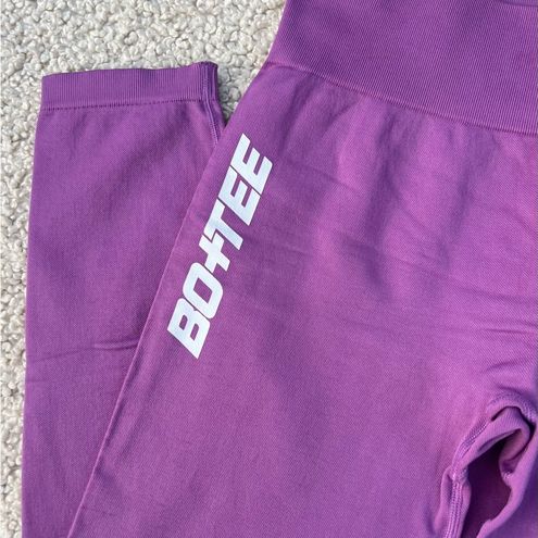 Bo+Tee booty contouring purple workout leggings size XL - $25 - From Karen