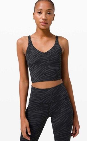 Lululemon Align Tank Le Tigre Camo Deep Coal Multi, Size 10