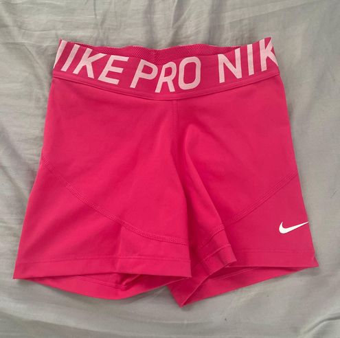 Pink nike spandex clearance shorts