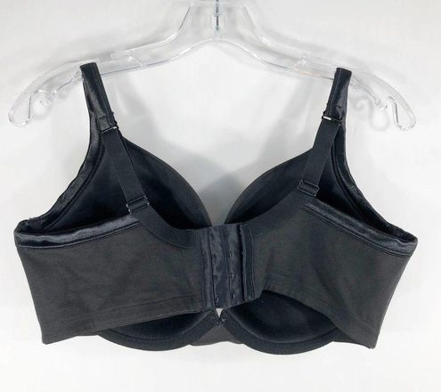 Cacique 40DDD Bra Black Cotton Boost Plunge Padded Push Up Lane