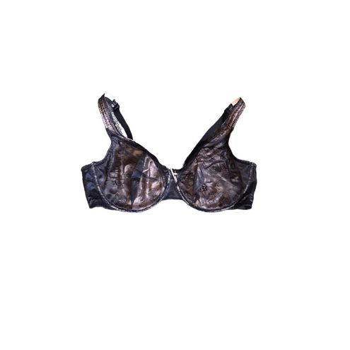 Cacique Black and Beige Modern Lace Covered Bra Size undefined - $29 - From  Tiera