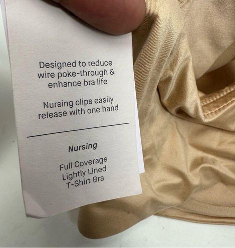 Auden Nursing Lightly Lined T Shirt Bra Tan Size 40C - $13 New With Tags -  From Pink