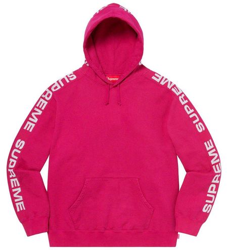 Supreme Unisex Barbiecore Corpcore Metallic Rib Hooded