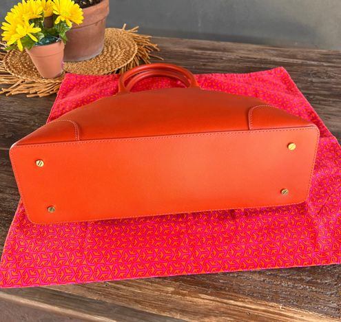 Tory Burch ROBINSON DOME SATCHEL EXTRA LARGE HANDBAG NEW WILDBERRY Orange  Size One Size - $210 (61% Off Retail) - From Alessandra