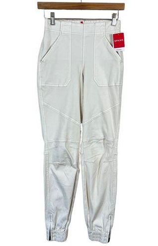 Spanx Stretch Twill Cargo Jogger in Parchment Size XS - $78 New With Tags -  From Second