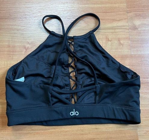 Alo Yoga Starlet Lace Up Sports Bra Size M 35 From Ari