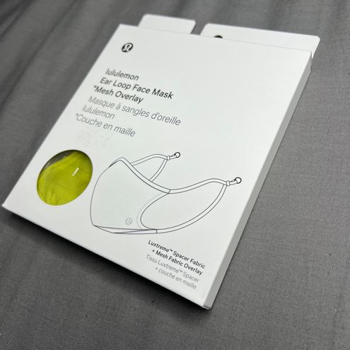 Lululemon Ear Loop Face Mask *Mesh Overlay NWT (Unused/Unopened) *BRAND NEW  Yellow - $11 (21% Off Retail) New With Tags - From LiftUp