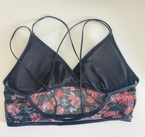 Gilly Hicks Floral Longline Mesh Bralette Multiple Size M - $12 (69% Off  Retail) - From Cassie