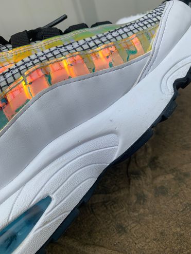 BUY Nike Air Max 95 LV8 White Black Blue Gaze