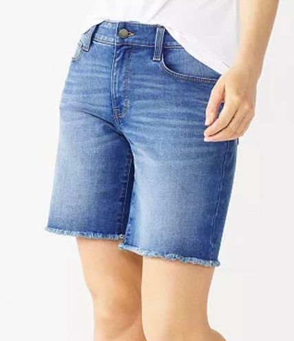 Women's Nine West Slimming Pocket High-Waisted Bermuda Shorts