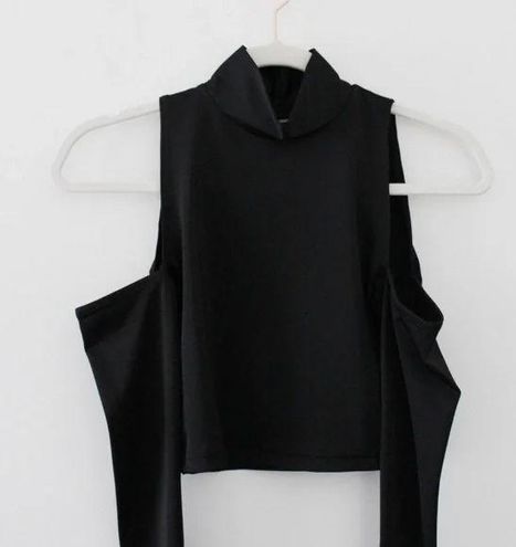 Gloves Black Crop Top, Paloma Lira