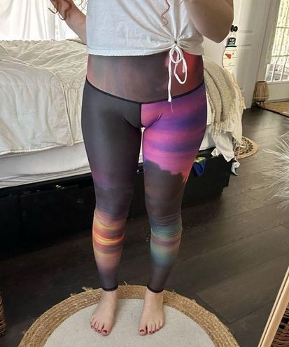 Teeki Colorful Sunset Leggings Size M - $36 - From Madi