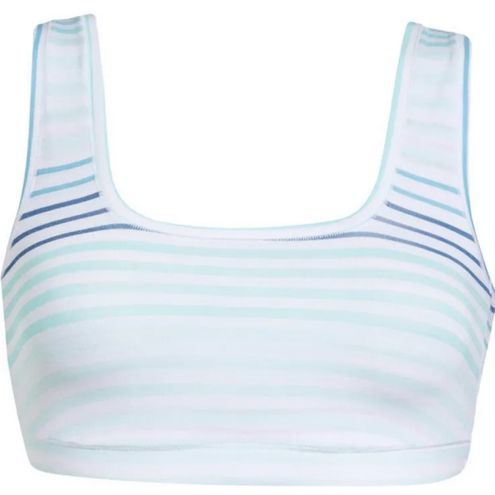 DKNY Size Small Ladies Stretch Modal Pullover Bralette Bra, Fresh Stripe  NWT - $12 New With Tags - From Bal