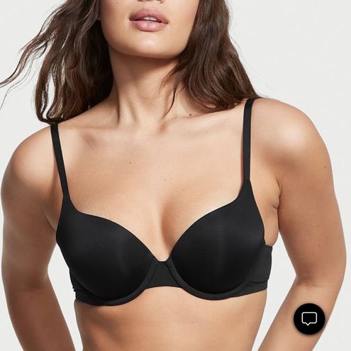 Victoria's Secret T-Shirt Push-Up Full Coverage Black Bra Size 38B - $26 -  From Makenzie