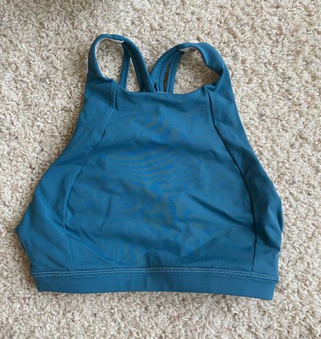 Lululemon Free To Be Serene Bra *High Neck - Pacific Teal / Teal