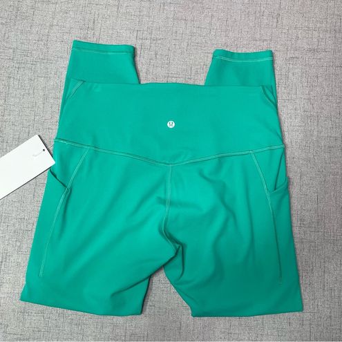 Lululemon Align High Rise Pants Leggings with Pockets Kelly Green 12 14 Nwt