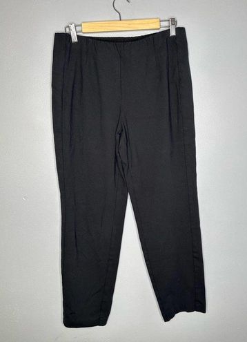 J.Jill Ponte Slim Leg Stretch Pull On Pants Black Size Medium