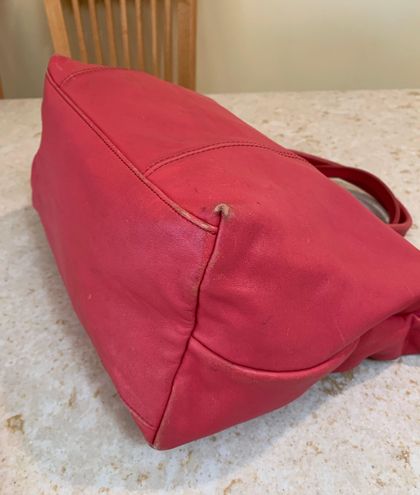 Longchamp Le Pliage Cuir leather bag Pink - $48 (90% Off Retail) - From  Miriam