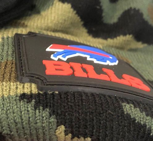 NFL Buffalo Bills Football Salute To Service Green Camo Beanie Cap Gloves  Set - $36 New With Tags - From Ryan