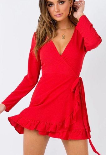 princess polly wrap dress